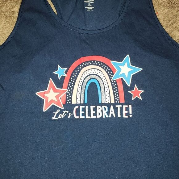 Way to Celebrate Patriotic Tank Top size XL - Picture 2 of 3